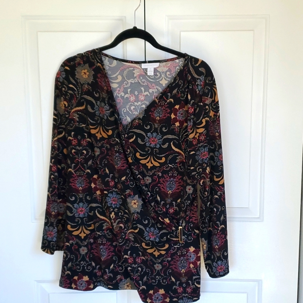 Faux wrap top